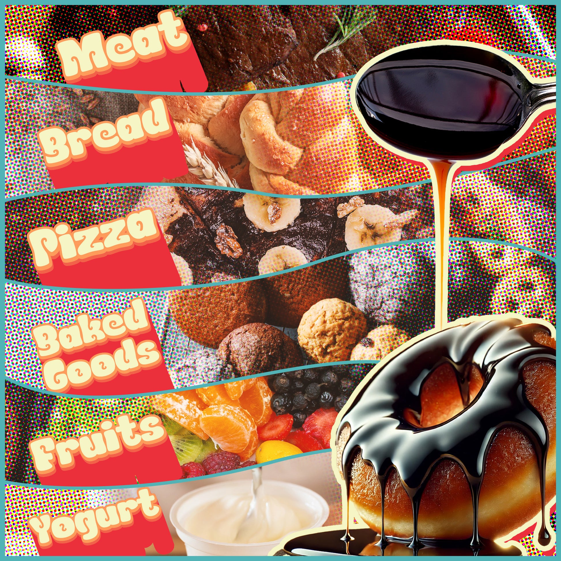 Organic blackstrap molasses being poured over oatmeal, pancakes, and coffee – Better Than Honey molasses for cooking and baking.